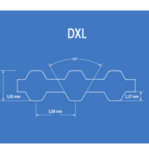 DXL profilú bordásszíj