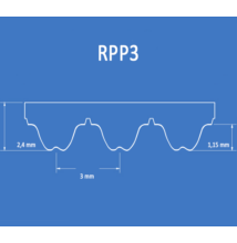 RPP3 bordásszíj