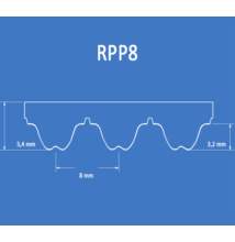 RPP8 bordásszíj RPP8 bordásszíj