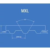 MXL bordásszíj