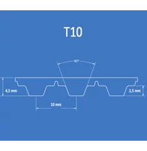 T10 bordásszíj