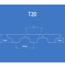 T20 bordásszíj T20 bordásszíj