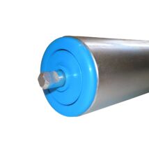 Görgő 60 mm palástátmérővel (T23) Beépítési méret 378 mm,Lapolt tengely, Horganyzott