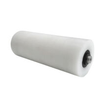 Fordítódob D100 mm HDPE1000 műanyag palásttal; 290 mm beépítési méret, Belső menet, Élelmiszeripari