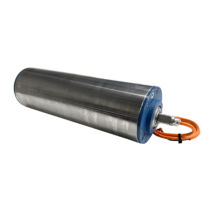 Van der Graaf dobmotor; 127 mm átmérő; 400 mm palásthossz; v=0,8m/s; P=0,75 kW