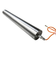 Van der Graaf dobmotor; 100 mm átmérő; 760 mm palásthossz; v=0,7m/s; P=0,37 kW, Visszafutásgátlóval