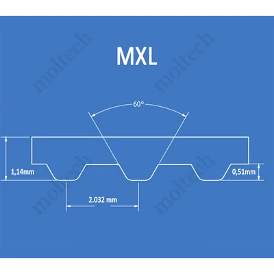 MXL bordásszíj