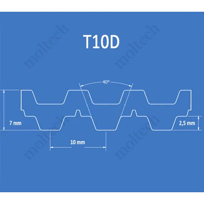 T10D bordásszíj