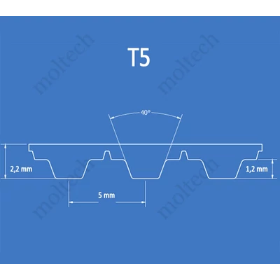 T5 bordásszíj