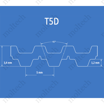 T5D bordásszíj
