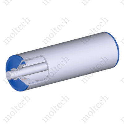 Görgő 40-50 mm palástátmérővel (T21) Műanyag csapágyház