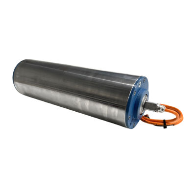 Van der Graaf dobmotor; 127 mm átmérő; 400 mm palásthossz; v=0,8m/s; P=0,75 kW