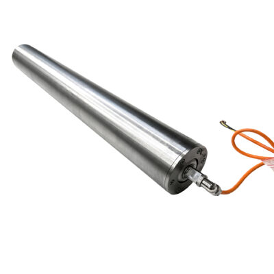 Van der Graaf dobmotor; 100 mm átmérő; 760 mm palásthossz; v=0,7m/s; P=0,37 kW, Visszafutásgátlóval