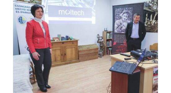 Céglátogatás a Moltech AH Kft.-nél a GINOP-1.2.7-17-2017-00024 projekt rendezvény